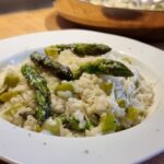 Arroz Cremoso con Espárragos Verdes