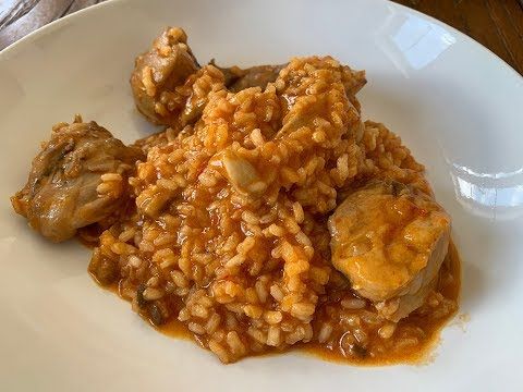 Arroz con costillitas de conejo
