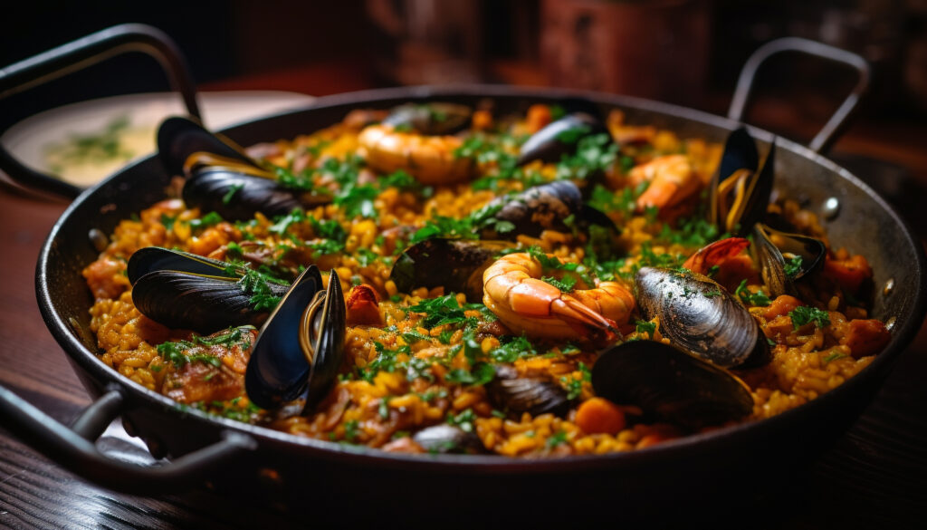 gemengde paella